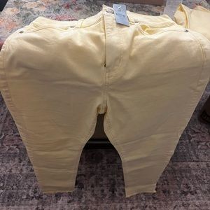 LOFT curvy frayed high rise skinny jean